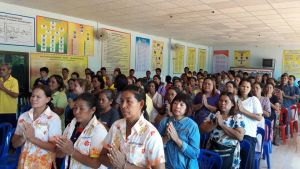เข้าร่วมประชุมหมู่บ้าน หมู่ที่ 4 บ้านปลายคลอง ตำบลเคียนซา อำเภอเคียนซา จังหวัดสุราษฎร์ธานี วันที่ 10